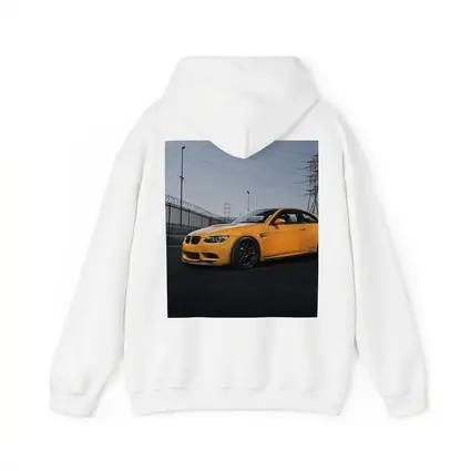 BMW M3 Yellow Coupe Urban Industrial Setting