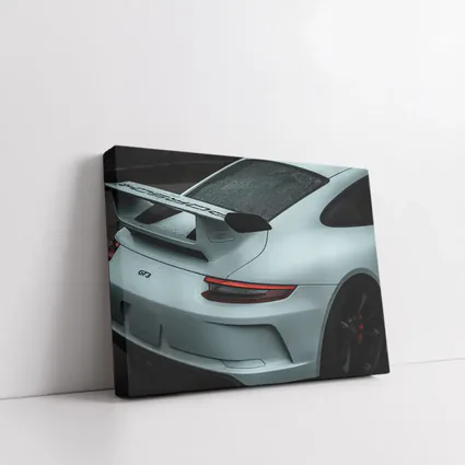 Porsche GT3 Rear Spoiler Rainy Dark Scene
