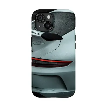 Porsche GT3 Rear Spoiler Rainy Dark Scene