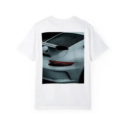 Porsche GT3 Rear Spoiler Rainy Dark Scene