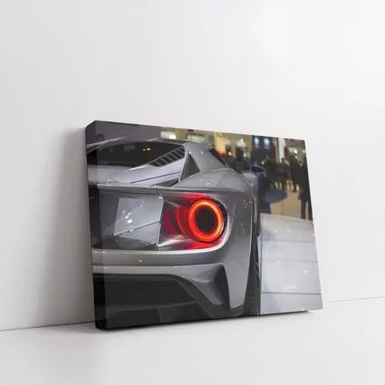 Ford GT Rear Taillight Gray Supercar Detail
