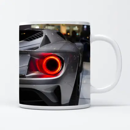 Ford GT Rear Taillight Gray Supercar Detail