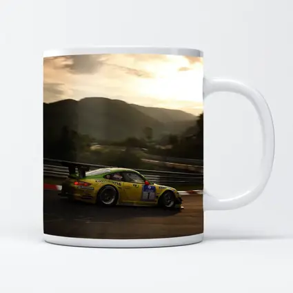 Porsche 911 GT3 Racing Nurburgring Sunset