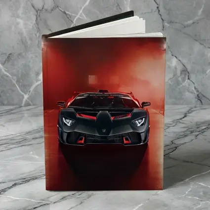 Lamborghini Aventador Matte Black Red Studio