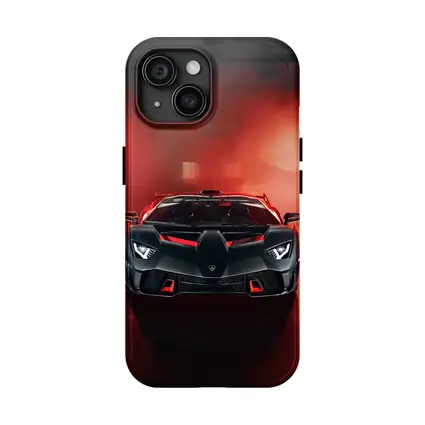 Lamborghini Aventador Matte Black Red Studio