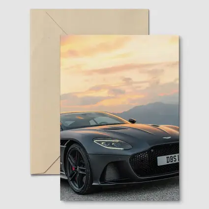 Aston Martin DBS Superleggera Matte Black Sunset