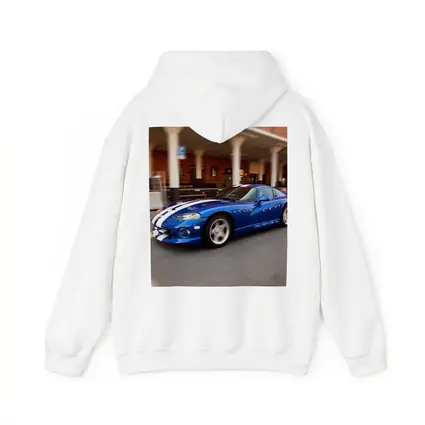 Dodge Viper Blue Racing Stripes Urban Street