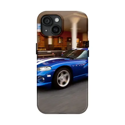 Dodge Viper Blue Racing Stripes Urban Street
