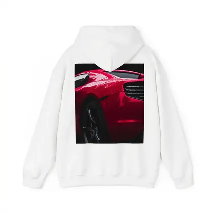 Red McLaren 650S Wet Dark Background