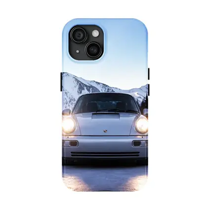 Porsche 911 Carrera RS Snowy Mountain Setting