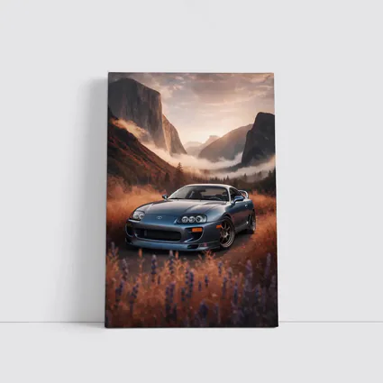 Toyota Supra MK IV Mountain Valley Scene