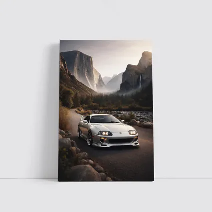 Toyota Supra MK IV Mountain Valley Road