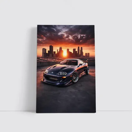 Toyota Supra MK IV City Sunset