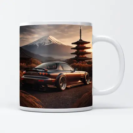 Mazda RX7 Mount Fuji Japan Pagoda