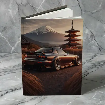 Mazda RX7 Mount Fuji Japan Pagoda