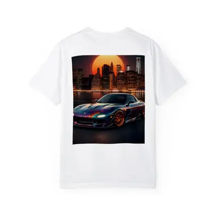 Mazda RX7 Custom Paint City Night Skyline