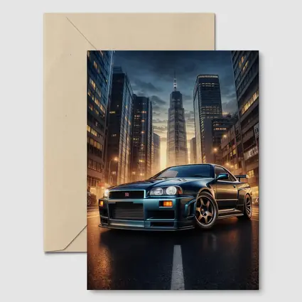 Nissan Skyline GT-R R34 City Night