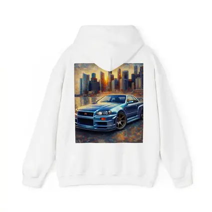 Nissan Skyline GT-R R34 City Sunset Painting