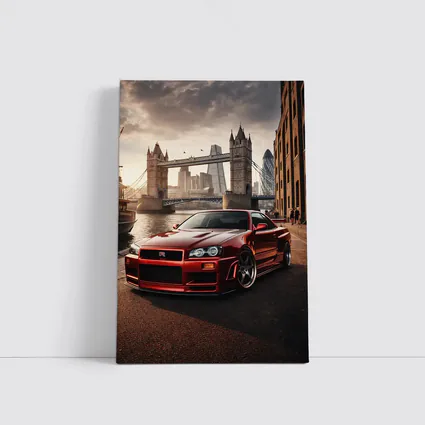 Nissan Skyline GTR R34 London Tower Bridge