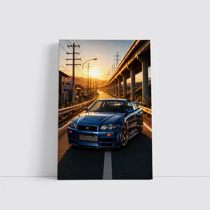 Nissan Skyline GT R R34 Sunset Street