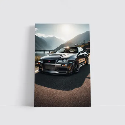 Nissan Skyline GT R R34 Mountain Road