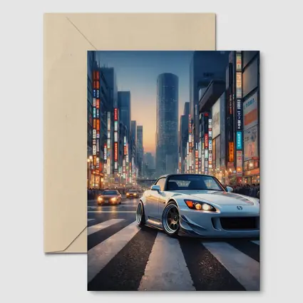 Honda S2000 Glowing Tokyo City Streets
