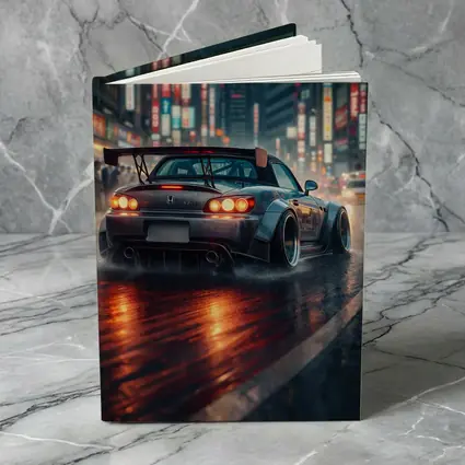 Honda S2000 Rainy City Street Night