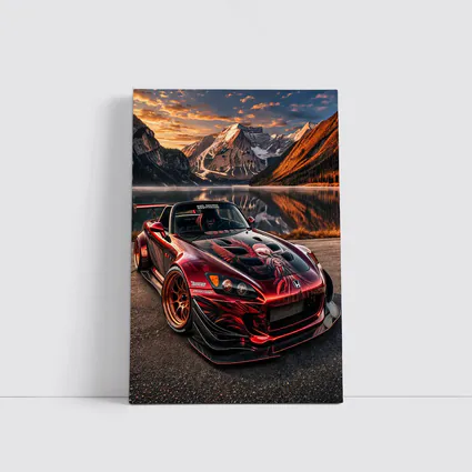 Honda S2000 Wide Body Mountain Lake Sunset