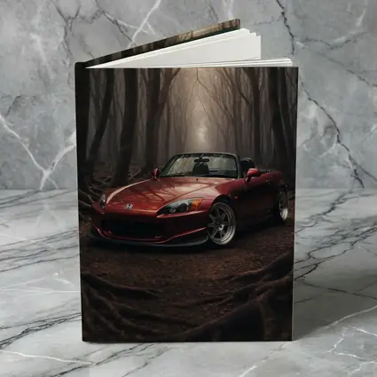 Honda S2000 Red Roadster Misty Forest
