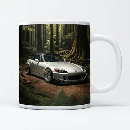 Honda S2000 Parked Deep Forest Setting