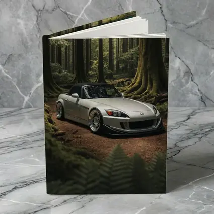 Honda S2000 Parked Deep Forest Setting