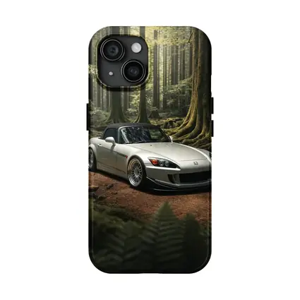 Honda S2000 Parked Deep Forest Setting