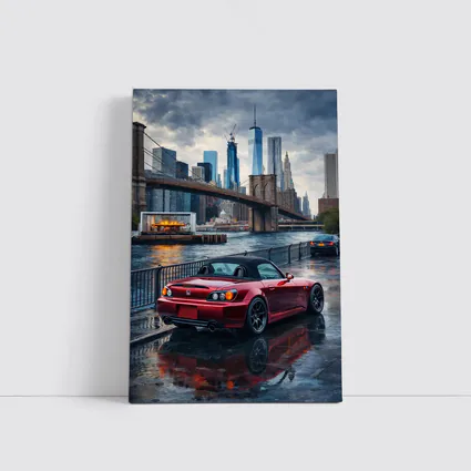 Honda S2000 Red Sports Car New York