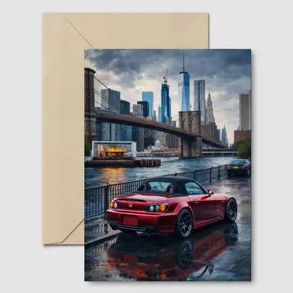 Honda S2000 Red Sports Car New York