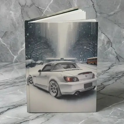 Honda S2000 Parked on Snowy City Street