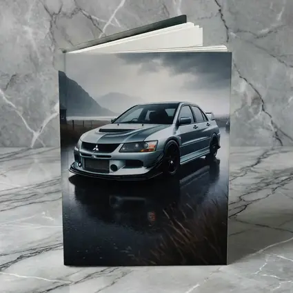 Mitsubishi Lancer Evolution Rainy Day Drive