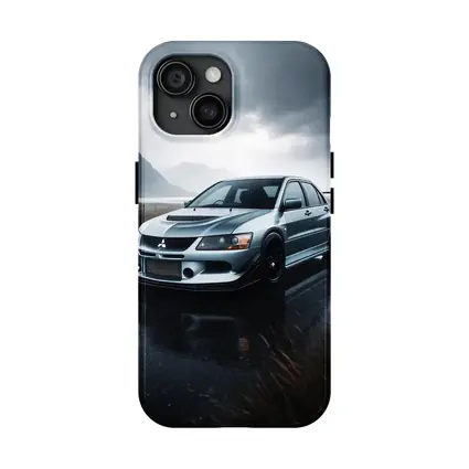 Mitsubishi Lancer Evolution Rainy Day Drive