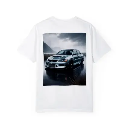 Mitsubishi Lancer Evolution Rainy Day Drive