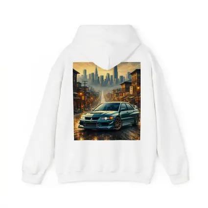Mitsubishi Lancer Evolution City Street Scene