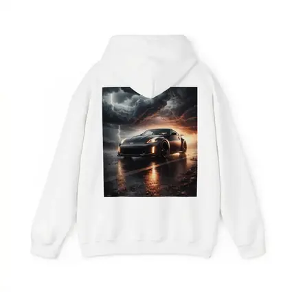 Nissan 350Z Dark Stormy Night Scene