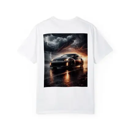 Nissan 350Z Dark Stormy Night Scene