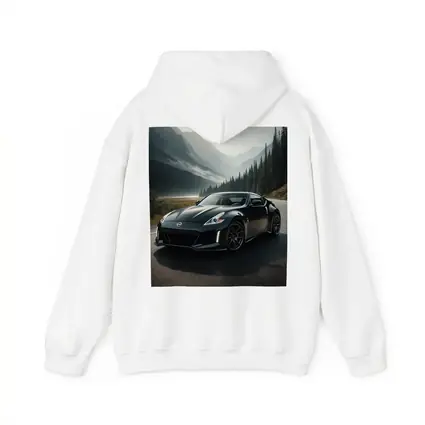 Nissan 370Z Black Sports Car Mountain Road