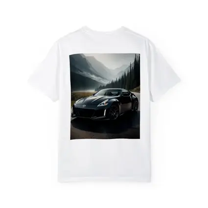 Nissan 370Z Black Sports Car Mountain Road
