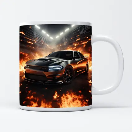 Dodge Charger SRT8 Engulfed In Stadium Fire