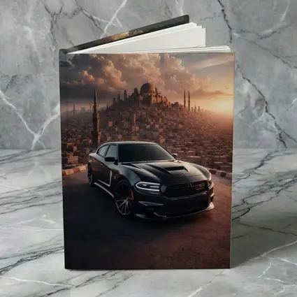 Dodge Charger SRT Black Over Egyptian City