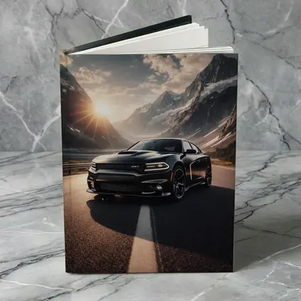Dodge Charger SRT Black Mountain Road Sunset