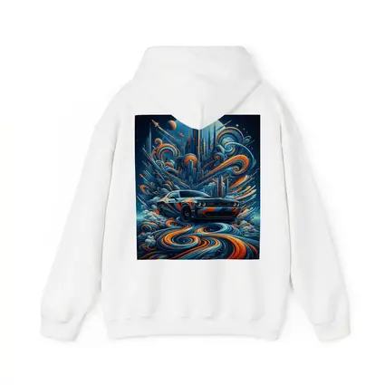 Dodge Challenger SRT8 Futuristic Abstract City Art