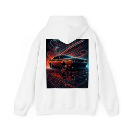 Dodge Challenger SRT8 Neon Abstract Art