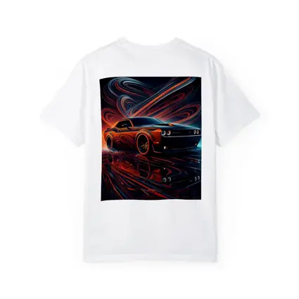 Dodge Challenger SRT8 Neon Abstract Art