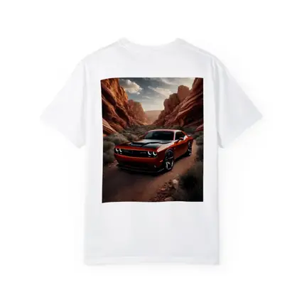 Dodge Challenger SRT Red Canyon Desert Road